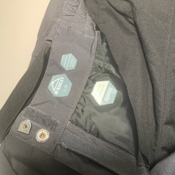 McKinley Women's Snow Ski Insulated Warm Waterproof Bib Suspender Pants - Size L - Picture 5 of 10